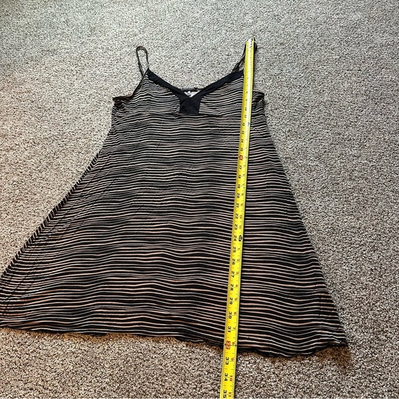 TART Size L Black Tan Jersey Sleep Dress Nightgown Nightie R $38 - Picture 4 of 11